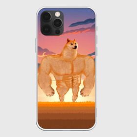Чехол для iPhone 12 Pro Max с принтом Мем собака качок DOGE в Новосибирске, Силикон |  | doge | dogecoin | shib | shiba | бодибилдер | доге | догекоин | качок | мем собака качок | сиба ину | собака качок | собаки качки | шиб | шиба | шибаину