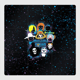 Магнитный плакат 3Х3 с принтом Отдряд Мугивара One Piece в Новосибирске, Полимерный материал с магнитным слоем | 9 деталей размером 9*9 см | anime | manga | one piece | аниме | большой куш | ван пис | весёлый роджер | вон пис | король пиратов | логотип | манга | монки д. луффи | мугивары | перекрещённый костями | пират | пиратский флаг