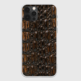 Чехол для iPhone 12 Pro с принтом Рептилоид в Новосибирске, силикон | область печати: задняя сторона чехла, без боковых панелей | берегите природу | кожа | корокодил