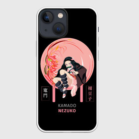 Чехол для iPhone 13 mini с принтом Nezuko в Новосибирске,  |  | anime | kimetsu no yaiba | аниме | анимэ | клинок рассекающий демонов