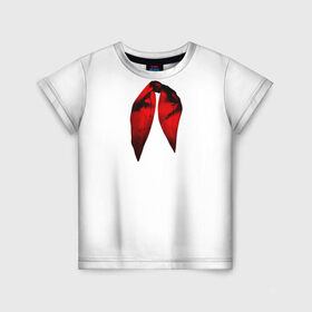Детская футболка 3D с принтом Пищеблок галсутк + спина  в Новосибирске, 100% гипоаллергенный полиэфир | прямой крой, круглый вырез горловины, длина до линии бедер, чуть спущенное плечо, ткань немного тянется | 80 е | галстук | название | октябрята | пионеры | сериал | ссср