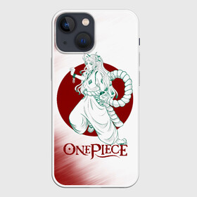 Чехол для iPhone 13 mini с принтом Ямато One Piece. Большой куш в Новосибирске,  |  | anime | manga | one piece | yamato | аниме | большой куш | ван пис | вон пис | дочь кайдо из четырех императоров | кодзуки оден | король пиратов | луфи | луффи | манга | манки д. луффи | пират | пираты зверей