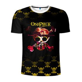 Мужская футболка 3D спортивная с принтом Пираты Соломенной Шляпы | One Piece в Новосибирске, 100% полиэстер с улучшенными характеристиками | приталенный силуэт, круглая горловина, широкие плечи, сужается к линии бедра | anime | manga | one piece | аниме | большой куш | ван пис | весёлый роджер | вон пис | король пиратов | логотип | манга | монки д. луффи | мугивары | перекрещённый костями | пират | пиратский флаг