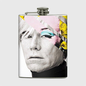 Фляга с принтом Энди Уорхол | Andy Warhol в Новосибирске, металлический корпус | емкость 0,22 л, размер 125 х 94 мм. Виниловая наклейка запечатывается полностью | andy warhol | художник | энди уорхол