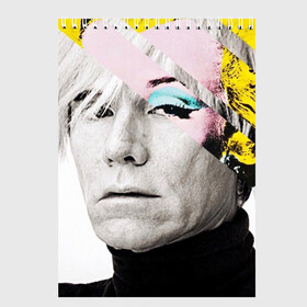 Скетчбук с принтом Энди Уорхол | Andy Warhol в Новосибирске, 100% бумага
 | 48 листов, плотность листов — 100 г/м2, плотность картонной обложки — 250 г/м2. Листы скреплены сверху удобной пружинной спиралью | Тематика изображения на принте: andy warhol | художник | энди уорхол