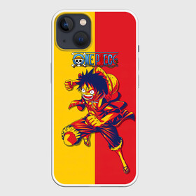 Чехол для iPhone 13 с принтом Удар Луффи | One Piece в Новосибирске,  |  | anime | manga | monkey d. luffy | one piece | аниме | большой куш | ван пис | вон пис | капитан | король пиратов | луси | луфи | луффи | луффи но уми | луффи таро | манга | манки д. луффи | мугивара | пират | пятый император