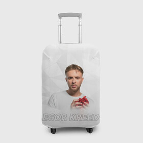 Чехол для чемодана 3D с принтом Sweet Kreed в Новосибирске, 86% полиэфир, 14% спандекс | двустороннее нанесение принта, прорези для ручек и колес | black star | egor kreed | rap | rep | блэк стар | егор крид | ек | исполнители | исполнитель | музыка | реп | стример