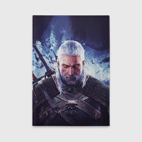 Обложка для автодокументов с принтом THE WITCHER / GERALT OF RIVIA в Новосибирске, натуральная кожа |  размер 19,9*13 см; внутри 4 больших “конверта” для документов и один маленький отдел — туда идеально встанут права | the witcher | ведьмак | геральт | зе витчер | игра | компьютерная игра