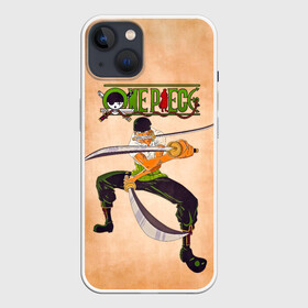 Чехол для iPhone 13 с принтом Зоро  | One Piece. Большой куш в Новосибирске,  |  | anime | manga | one piece | zoro roronoa | аниме | большой куш | ван пис | великий флот | вон пис | зородзюро | король пиратов | манга | мечник | охотник за головами | охотник на пиратов | пират