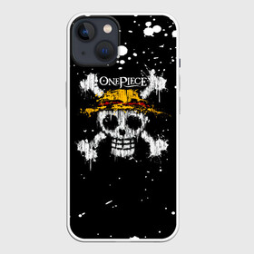 Чехол для iPhone 13 с принтом Весылый Роджер | One Piece в Новосибирске,  |  | anime | manga | one piece | аниме | большой куш | ван пис | весёлый роджер | вон пис | король пиратов | логотип | манга | монки д. луффи | мугивары | перекрещённый костями | пират | пиратский флаг