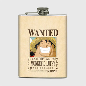 Фляга с принтом WANTED Monkey D. Luffy в Новосибирске, металлический корпус | емкость 0,22 л, размер 125 х 94 мм. Виниловая наклейка запечатывается полностью | anime | manga | monkey d. luffy | one piece | аниме | большой куш | ван пис | вон пис | гол д. роджер | кайдо | король пиратов | луфи | луффи | манга | манки д. луффи | нами | нико робин | пират | портгас д. эйс | ророноа зоро