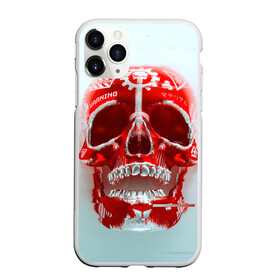 Чехол для iPhone 11 Pro матовый с принтом Fallout Череп в Новосибирске, Силикон |  | fallout | банда черепа | красный череп | радиация | фаллаут череп | фвллаут | череп