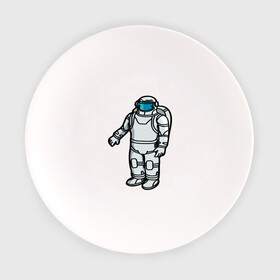 Тарелка с принтом Космонавт в Новосибирске, фарфор | диаметр - 210 мм
диаметр для нанесения принта - 120 мм | space | вселенная | космонавт | космос | минимализм