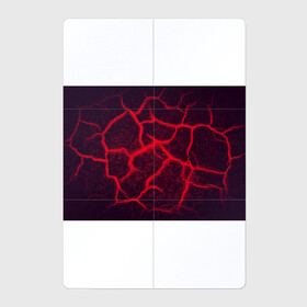 Магнитный плакат 2Х3 с принтом КРОВАВЫЕ ТРЕЩИНЫ в Новосибирске, Полимерный материал с магнитным слоем | 6 деталей размером 9*9 см | Тематика изображения на принте: иллюстрация | кровь | неон | раны | текстура | трещина