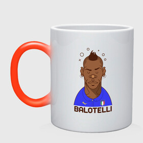 Кружка хамелеон с принтом Balotelli в Новосибирске, керамика | меняет цвет при нагревании, емкость 330 мл | Тематика изображения на принте: balotelli | football | forza | italia | italy | milan | rome | sport | балотелли | гол | евро | европа | италия | итальянец | кубок | манчини | милан | рим | спорт | тренер | турист | фанат | футбол | футболист | чемпион