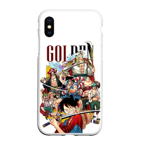 Чехол для iPhone XS Max матовый с принтом Пираты One Piece. Большой куш в Новосибирске, Силикон | Область печати: задняя сторона чехла, без боковых панелей | anime | manga | monkey d. luffy | one piece | аниме | большой куш | бэгги | ван пис | вон пис | джоз | кодзуки оден | король пиратов | красноволосый шанкс | луфи | луффи | манга | манки д. луффи | марко | пират