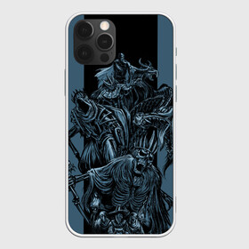 Чехол для iPhone 12 Pro Max с принтом Скелеты из шкафа в Новосибирске, Силикон |  | dark | diablo | привидение | скайрим | скелет | череп
