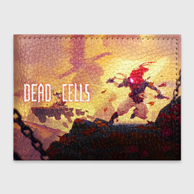 Обложка для студенческого билета с принтом Dead Cells ГГ в Новосибирске, натуральная кожа | Размер: 11*8 см; Печать на всей внешней стороне | cell | cells | dead | dead cells | game | gamer | games | metroidvania | roguelike | игра | игры