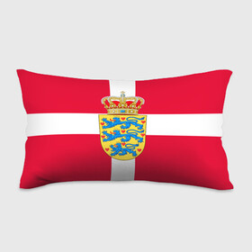 Подушка 3D антистресс с принтом Дания | Герб и флаг Дании в Новосибирске, наволочка — 100% полиэстер, наполнитель — вспененный полистирол | состоит из подушки и наволочки на молнии | герб | дании | дания | корона | лев | львы | сердца | сердце | флаг | щит