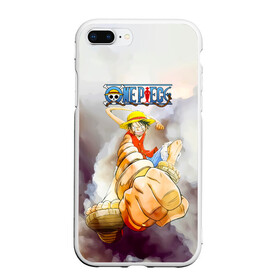 Чехол для iPhone 7Plus/8 Plus матовый с принтом Удар резинового Луффи One Piece в Новосибирске, Силикон | Область печати: задняя сторона чехла, без боковых панелей | Тематика изображения на принте: anime | manga | monkey d. luffy | one piece | аниме | большой куш | ван пис | вон пис | капитан | король пиратов | луси | луфи | луффи | луффи но уми | луффи таро | манга | манки д. луффи | мугивара | пират | пятый император