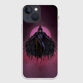 Чехол для iPhone 13 mini с принтом Ворон охотник в Новосибирске,  |  | bloodborne | game | games | stranger | бладборн | игра | игры | соулс | странник