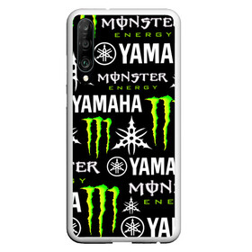 Чехол для Honor P30 с принтом YAMAHA X MONSTER / SPORT в Новосибирске, Силикон | Область печати: задняя сторона чехла, без боковых панелей | monster energy | motorcycle | yamaha | yzf r6 | байк | байкер | зеленый | монстер | мотоспорт | мототехника | мотоцикл | мотоциклист | скутер | энергетик. | ямаха