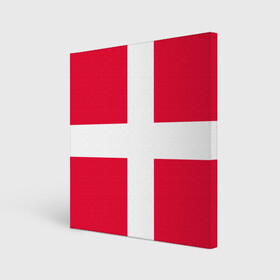 Холст квадратный с принтом Дания | Флаг Дании в Новосибирске, 100% ПВХ |  | Тематика изображения на принте: белый | герб | государство | дании | дания | знак | красный | крест | линии | символика | страна | флаг
