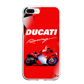 Чехол для iPhone 7Plus/8 Plus матовый с принтом DUCATI / ДУКАТИ / RACING в Новосибирске, Силикон | Область печати: задняя сторона чехла, без боковых панелей | ducati | motorcycle | motosport | racing | speed | sport | байк. | гонки | двигатель | дукати | мото | мотокросс | мотоспорт | мототриал | мотоцикл | скорость | спорт