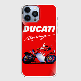 Чехол для iPhone 13 Pro Max с принтом DUCATI   ДУКАТИ   RACING в Новосибирске,  |  | Тематика изображения на принте: ducati | motorcycle | motosport | racing | speed | sport | байк. | гонки | двигатель | дукати | мото | мотокросс | мотоспорт | мототриал | мотоцикл | скорость | спорт