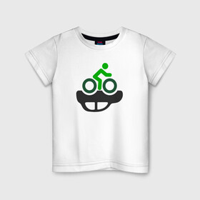 Детская футболка хлопок с принтом Осовбодите город в Новосибирске, 100% хлопок | круглый вырез горловины, полуприлегающий силуэт, длина до линии бедер | Тематика изображения на принте: велосипед | город | пробки | транспорт | экология