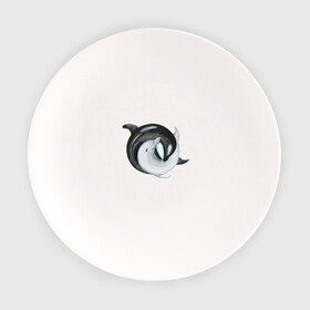 Тарелка с принтом Инь Янь в Новосибирске, фарфор | диаметр - 210 мм
диаметр для нанесения принта - 120 мм | гармония | дельфины | инь и янь | любовь | слияние
