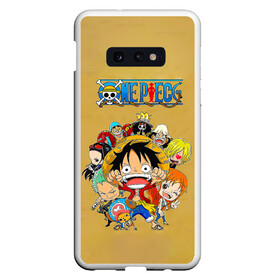 Чехол для Samsung S10E с принтом Персонажи One Piece. Большой куш в Новосибирске, Силикон | Область печати: задняя сторона чехла, без боковых панелей | anime | manga | monkey d. luffy | one piece | аниме | большой куш | ван пис | вон пис | гол д. роджер | кайдо | король пиратов | луфи | луффи | манга | манки д. луффи | нами | нико робин | пират | портгас д. эйс | ророноа зоро