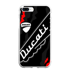 Чехол для iPhone 7Plus/8 Plus матовый с принтом DUCATI / ДУКАТИ / SPORT в Новосибирске, Силикон | Область печати: задняя сторона чехла, без боковых панелей | Тематика изображения на принте: ducati | motorcycle | motosport | racing | speed | sport | байк. | гонки | двигатель | дукати | мото | мотокросс | мотоспорт | мототриал | мотоцикл | скорость | спорт