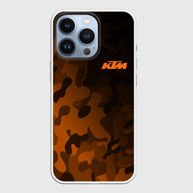 Чехол для iPhone 13 Pro с принтом KTM | КТМ CAMO RACING в Новосибирске,  |  | Тематика изображения на принте: enduro | ktm | moto | moto sport | motocycle | orange | sportmotorcycle | ктм | мото | мото спорт | мотоспорт | оранжевый | спорт мото