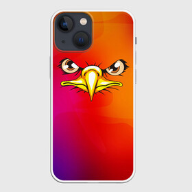 Чехол для iPhone 13 mini с принтом ОРЁЛ в Новосибирске,  |  | eagle | орел | орленок | орлиный взгляд | птица | птичка | хищная птица