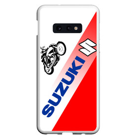 Чехол для Samsung S10E с принтом SUZUKI / СУЗУКИ / RACING в Новосибирске, Силикон | Область печати: задняя сторона чехла, без боковых панелей | motorcycle | motosport | racing | speed | sport | suzuki | байк. | гонки | двигатель | мото | мотокросс | мотоспорт | мототриал | мотоцикл | скорость | спорт | сузуки