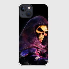 Чехол для iPhone 13 с принтом Skeletor | Masters of the Universe (+спина)  (Z) в Новосибирске,  |  | he man | logo | masters of the universe | she ra | skeletor | властелины вселенной | логип | лого | мульт | мультфильм | скелетор