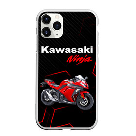 Чехол для iPhone 11 Pro Max матовый с принтом KAWASAKI NINJA /  КАВАСАКИ в Новосибирске, Силикон |  | kawasaki | motorcycle | motosport | ninja | racing | speed | sport | байк | гонки | двигатель | кавасаки | мото | мотокросс | мотоспорт | мототриал | мотоцикл | нинзя. | скорость | спорт