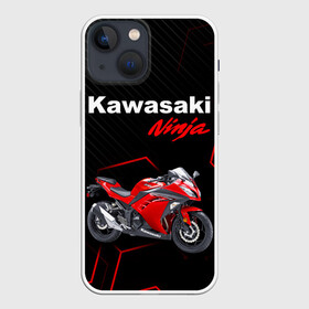 Чехол для iPhone 13 mini с принтом KAWASAKI NINJA    КАВАСАКИ в Новосибирске,  |  | kawasaki | motorcycle | motosport | ninja | racing | speed | sport | байк | гонки | двигатель | кавасаки | мото | мотокросс | мотоспорт | мототриал | мотоцикл | нинзя. | скорость | спорт
