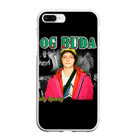 Чехол для iPhone 7Plus/8 Plus матовый с принтом OG BUDA в Новосибирске, Силикон | Область печати: задняя сторона чехла, без боковых панелей | Тематика изображения на принте: buda | og buda | ог буда | реп | репер
