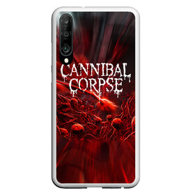 Чехол для Honor P30 с принтом Blood Cannibal Corpse | Труп Каннибала (Z) в Новосибирске, Силикон | Область печати: задняя сторона чехла, без боковых панелей | cannibal | cannibal corpse | corpse | death metal | deathgrind | алекс уэбстер | брутальный дэт метал | дэт метал | дэтграйнд | пол мазуркевич | роб барретт | труп каннибала