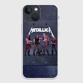 Чехол для iPhone 13 mini с принтом METALLICA | ГРУППА МЕТАЛЛИКА (Z) в Новосибирске,  |  | kurt kobein | metallica | rock | курт кобейн | металика | металлика | рок | супер звезда