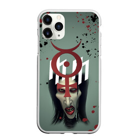 Чехол для iPhone 11 Pro матовый с принтом Marilyn Manson | Мерилин Мэнсон (Z) в Новосибирске, Силикон |  | hugh warner | marilyn manson | rock | глэм рок | гот | индастриал метал | индастриал рок | музыка | мэрилин мэнсон | рок | фрик | хард рок | шок рок