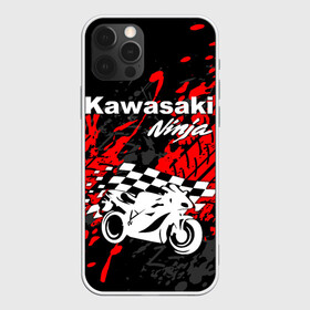 Чехол для iPhone 12 Pro с принтом KAWASAKI NINJA / КАВАСАКИ в Новосибирске, силикон | область печати: задняя сторона чехла, без боковых панелей | kawasaki | motorcycle | motosport | ninja | racing | speed | sport | байк | гонки | двигатель | кавасаки | мото | мотокросс | мотоспорт | мототриал | мотоцикл | нинзя. | скорость | спорт