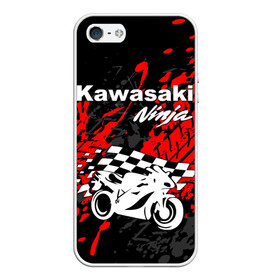 Чехол для iPhone 5/5S матовый с принтом KAWASAKI NINJA / КАВАСАКИ в Новосибирске, Силикон | Область печати: задняя сторона чехла, без боковых панелей | kawasaki | motorcycle | motosport | ninja | racing | speed | sport | байк | гонки | двигатель | кавасаки | мото | мотокросс | мотоспорт | мототриал | мотоцикл | нинзя. | скорость | спорт