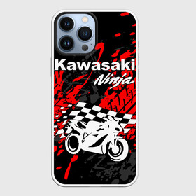 Чехол для iPhone 13 Pro Max с принтом KAWASAKI NINJA   КАВАСАКИ в Новосибирске,  |  | kawasaki | motorcycle | motosport | ninja | racing | speed | sport | байк | гонки | двигатель | кавасаки | мото | мотокросс | мотоспорт | мототриал | мотоцикл | нинзя. | скорость | спорт