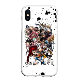 Чехол для iPhone XS Max матовый с принтом Пираты One Piece. Большой куш в Новосибирске, Силикон | Область печати: задняя сторона чехла, без боковых панелей | anime | manga | monkey d. luffy | one piece | аниме | бейзил хокинс | большой куш | ван пис | вон пис | капоне бэдж | король пиратов | луфи | луффи | манга | манки д. луффи | пират | ророноа зоро | скретчмен апу