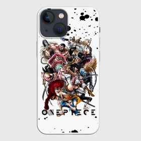 Чехол для iPhone 13 mini с принтом Пираты One Piece. Большой куш в Новосибирске,  |  | anime | manga | monkey d. luffy | one piece | аниме | бейзил хокинс | большой куш | ван пис | вон пис | капоне бэдж | король пиратов | луфи | луффи | манга | манки д. луффи | пират | ророноа зоро | скретчмен апу