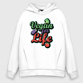 Мужское худи Oversize хлопок с принтом Vegan For Life в Новосибирске, френч-терри — 70% хлопок, 30% полиэстер. Мягкий теплый начес внутри —100% хлопок | боковые карманы, эластичные манжеты и нижняя кромка, капюшон на магнитной кнопке | green | greenpeace | nature | sport | vegan | yoga | веган | вегетарианец | гринпис | еда | животные | жизнь | здоровье | зеленый | йога | мир | овощи | пища | планета | природа | растение | спорт | тело | фрукты