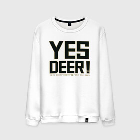 Мужской свитшот хлопок с принтом Yes Deer! в Новосибирске, 100% хлопок |  | Тематика изображения на принте: antetokounmpo | basketball | bucks | giannis | milwaukee | mvp | nba | sport | streetball | адетокумбо | бакс | баскетбол | игра | милуоки | мяч | нба | олень | спорт | стритбол | тренер | чемпион | янис